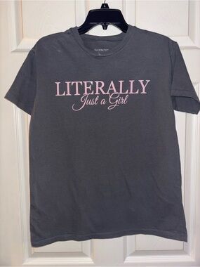 Grayson Threads Dark Gray Tee with White Print